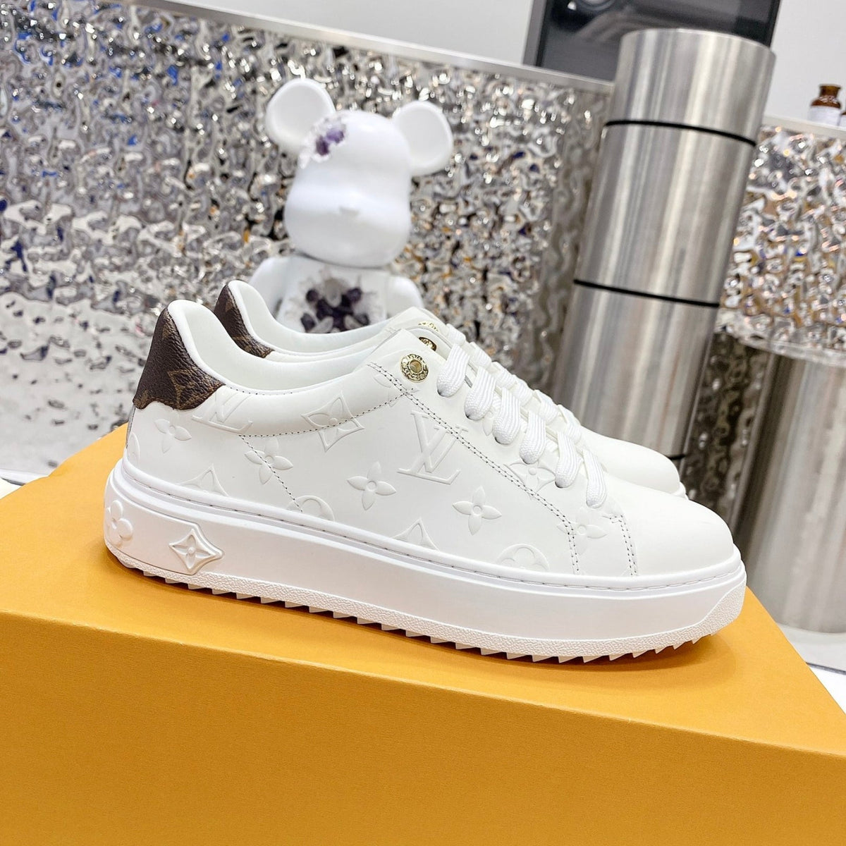 LV Time Out White Sneakers