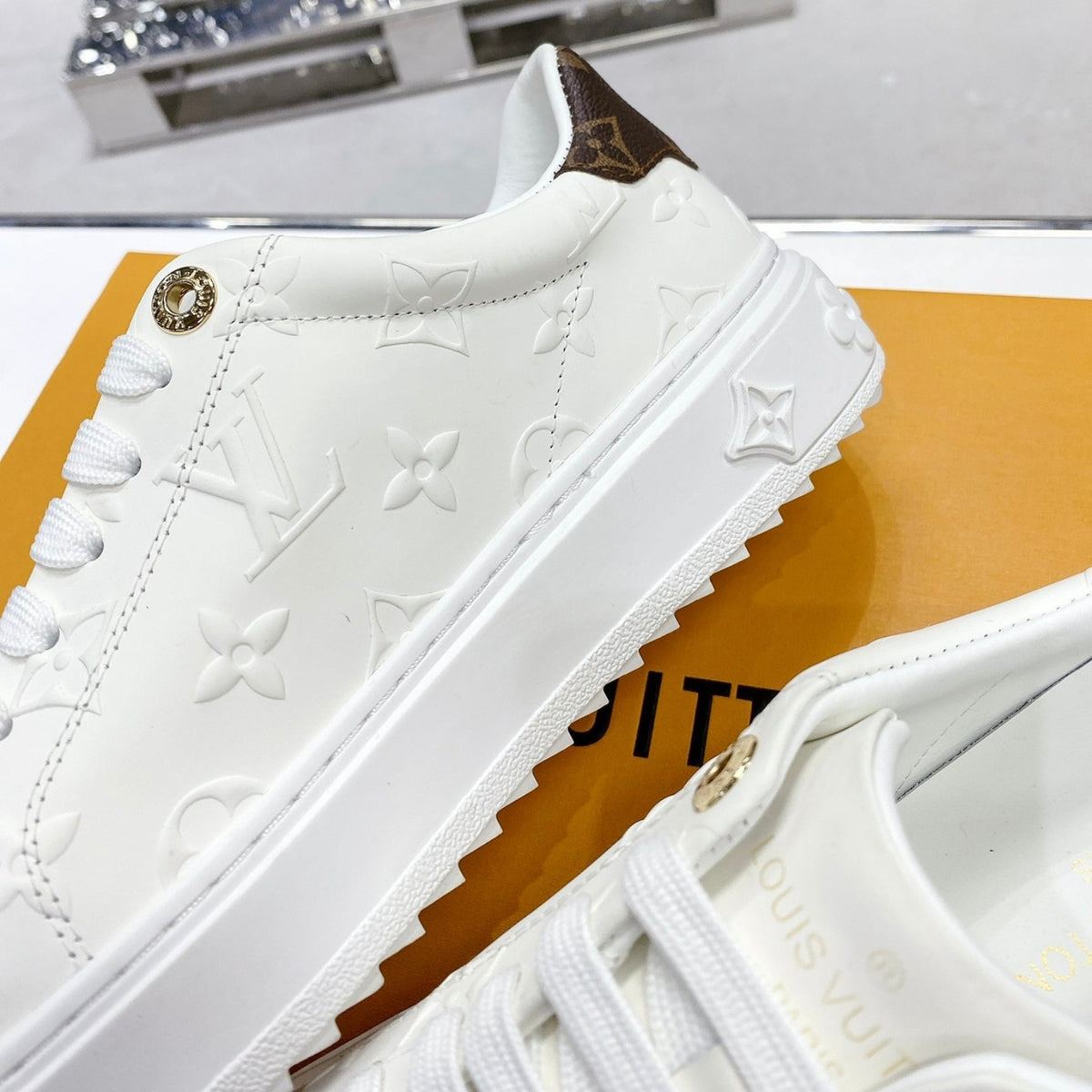 LV Time Out White Sneakers