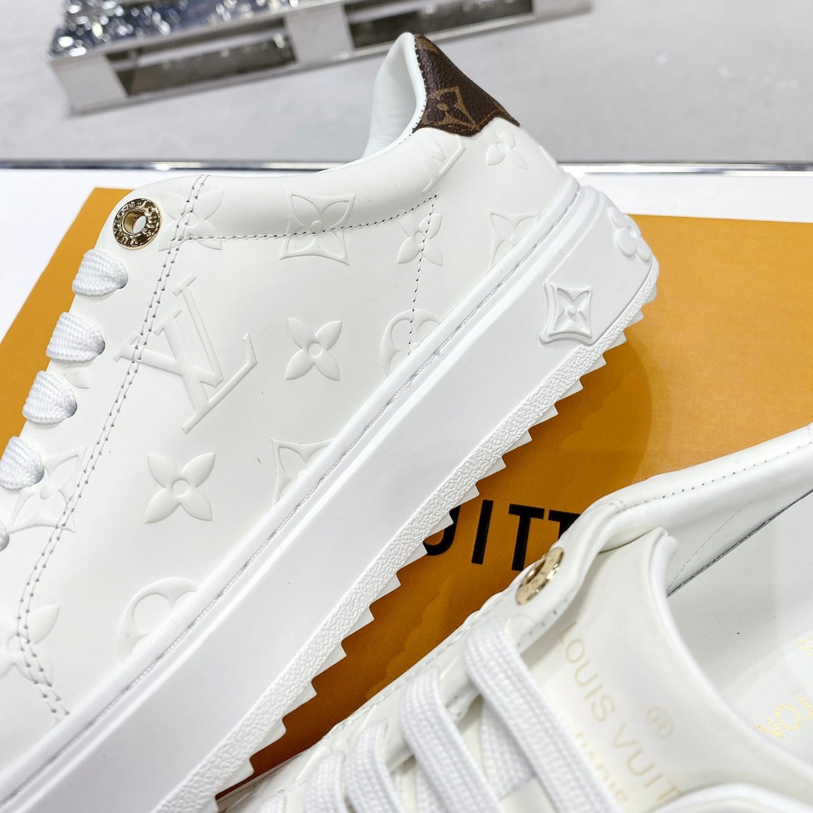 LV Time Out White Sneakers